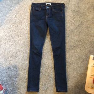 Banana Republic super skinny dark wash jeans